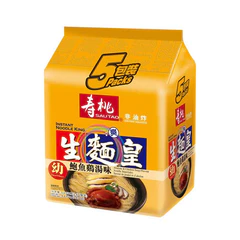 壽桃牌生麵皇 鮑魚雞幼麵5包裝 70 GM